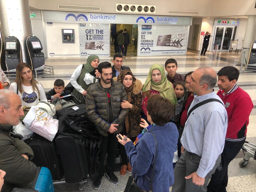 Arrivée ce soir à Paris de 24 nouveaux réfugiés syriens en provenance du Liban